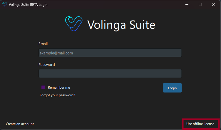 Offline license option
